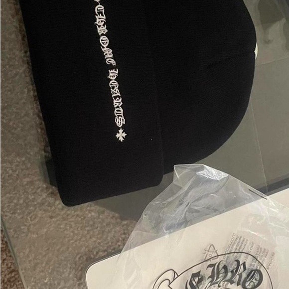 Chrome Hearts Black Knit Hat